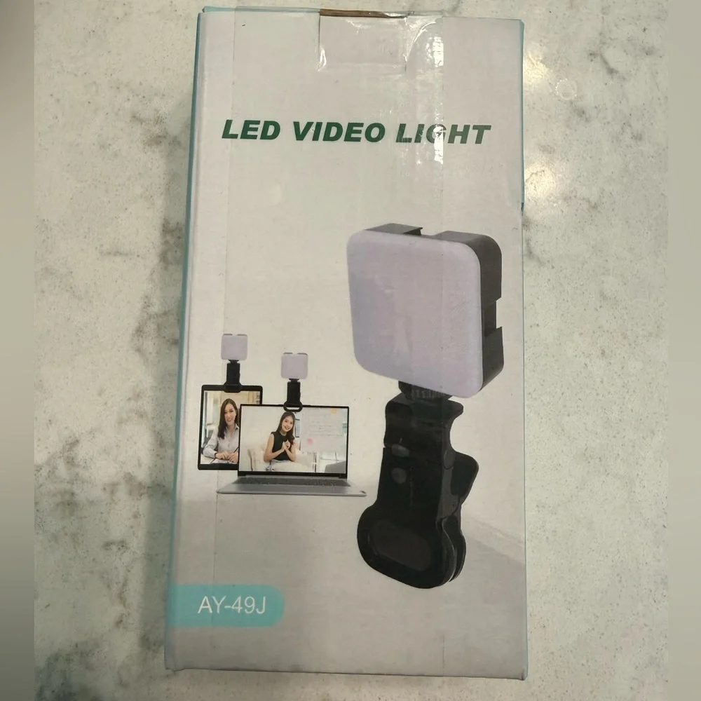 LED Video Light for Cameras - Black and White